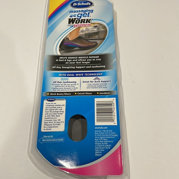 NWT Dr. Scholl’s Massaging Gel, size 6-10 women’s - Picture 6 of 8